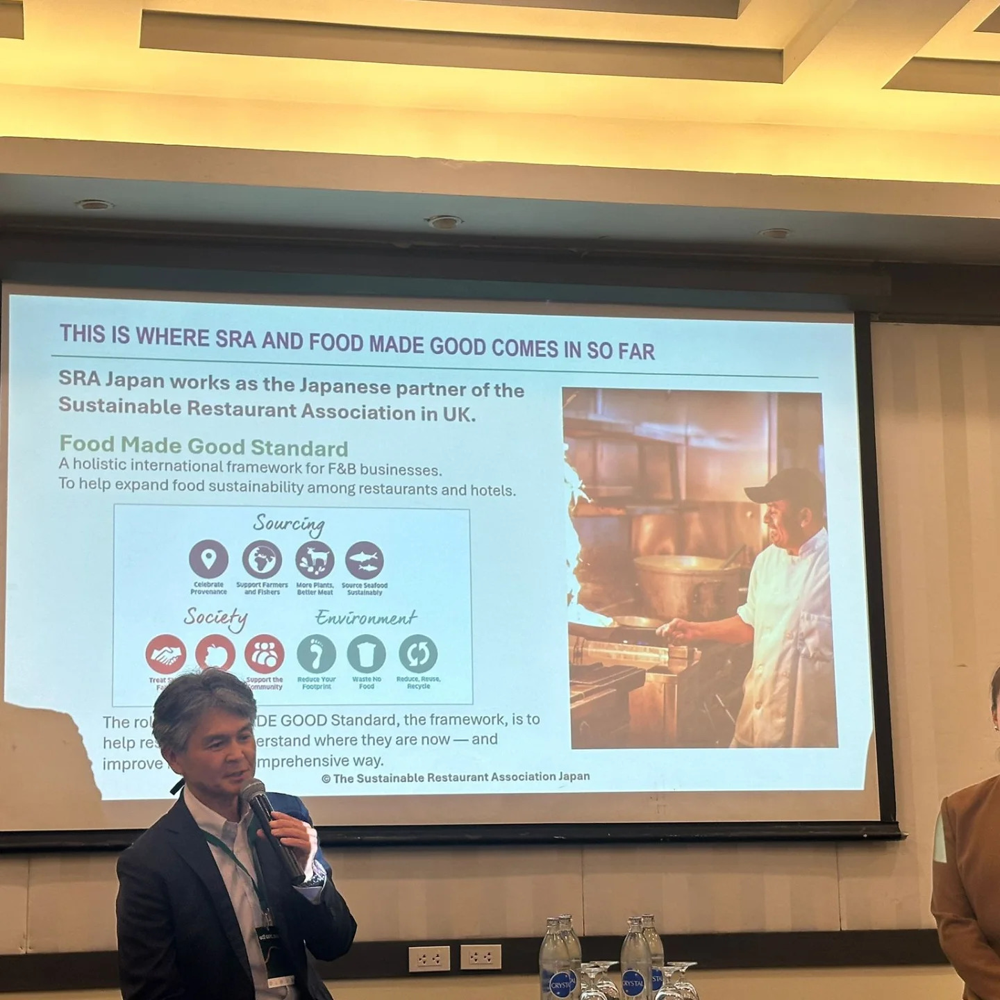 Phuket GSTC konferansı restoran ve sürdürülebilirlik sunumu